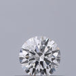 0.26 carat Round diamond F IF Excellent