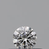 0.19 carat Round diamond F  IF Excellent