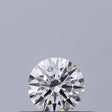 0.21 carat Round diamond E VVS2 Excellent