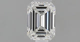 0.23 carat Emerald diamond F  VVS2