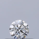 0.24 carat Round diamond E IF Excellent