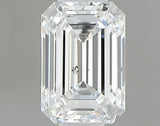 0.34 carat Emerald diamond E SI2 