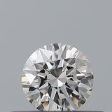 0.24 carat Round diamond F  IF Excellent