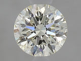 0.62 carat Round diamond K  VVS2 Excellent