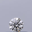 0.18 carat Round diamond E VVS2 Excellent