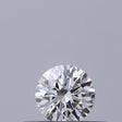 0.19 carat Round diamond E VS2 Excellent