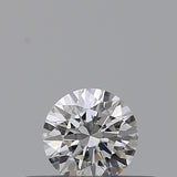 0.22 carat Round diamond F  IF Excellent