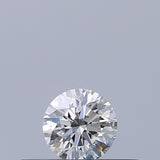 0.18 carat Round diamond E VVS2 Excellent