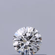 0.28 carat Round diamond F IF Excellent