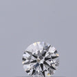 0.18 carat Round diamond E VVS1 Excellent