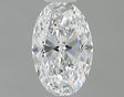 0.30 carat Oval diamond D VS2 