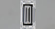 0.55 carat Baguette diamond D VVS1 