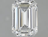 1.50 carat Emerald diamond D VS2 