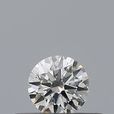 0.18 carat Round diamond F  VVS2 Excellent