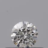 0.25 carat Round diamond E VVS1 Excellent