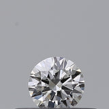 0.19 carat Round diamond F  IF Excellent