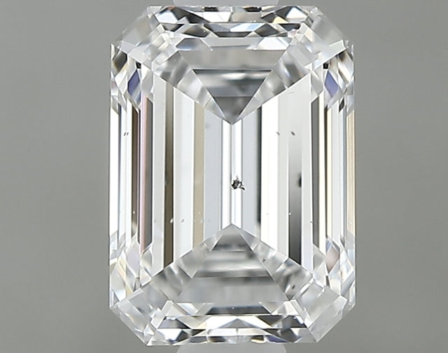 0.81 carat Emerald diamond D SI2 