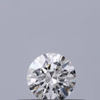 0.19 carat Round diamond E IF Excellent