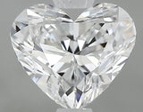 0.76 carat Heart diamond E VVS2 
