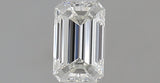 0.38 carat Emerald diamond G VVS2 