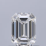 0.71 carat Emerald diamond E VS2 