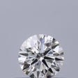 0.33 carat Round diamond J IF Excellent