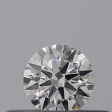0.19 carat Round diamond E  VVS2 Excellent