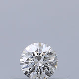 0.19 carat Round diamond E VVS2 Excellent