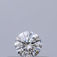 0.19 carat Round diamond E VVS2 Excellent