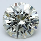 3.05 carat Round diamond J  SI2 Excellent