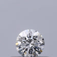 0.21 carat Round diamond F VVS2 Excellent