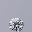 0.19 carat Round diamond E VVS2 Excellent