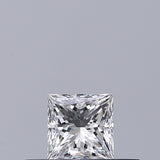 0.24 carat Princess diamond F VVS1 