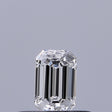 0.24 carat Emerald diamond E VVS2 
