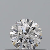 0.24 carat Round diamond F VVS1 Excellent