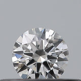 0.19 carat Round diamond F  VVS1 Excellent