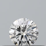0.18 carat Round diamond F  IF Excellent