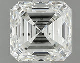 1.80 carat Asscher diamond I SI2 