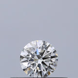 0.21 carat Round diamond E VVS1 Excellent
