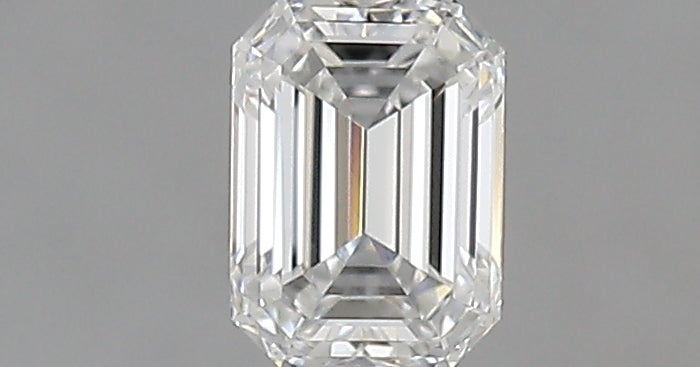 0.38 carat Emerald diamond F VVS2 