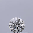 0.22 carat Round diamond F VVS1 Excellent