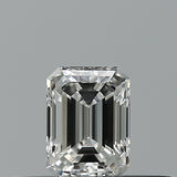 0.23 carat Emerald diamond E VVS2 