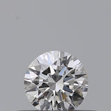 0.25 carat Round diamond F  VVS1 Excellent