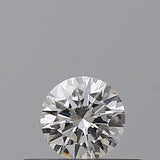 0.18 carat Round diamond F  IF Excellent