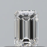 0.25 carat Emerald diamond D VVS2 