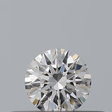 0.19 carat Round diamond E VVS2 Excellent
