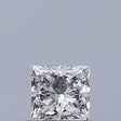 0.33 carat Princess diamond E VVS1 