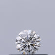 0.19 carat Round diamond E VVS2 Excellent