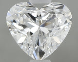 0.70 carat Heart diamond E VVS2 