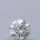 0.26 carat Round diamond E IF Excellent